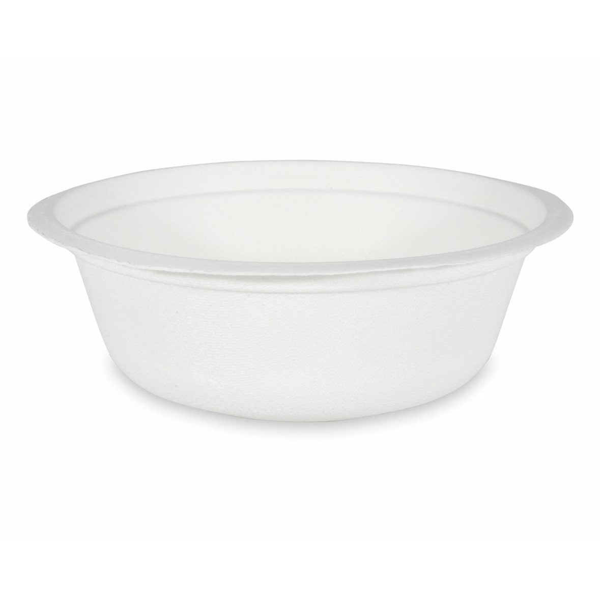100x Bio Suppenteller Salatschalen Schale rund Zuckerrohr 500ml O15.5 x 5.5cm