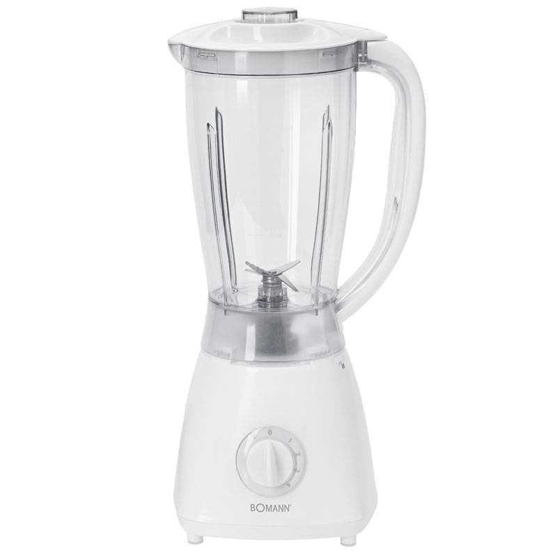 Blender Mixeur universel 1,5L 500W  UM 378 CB Blanc usage non-intensif Bomann
