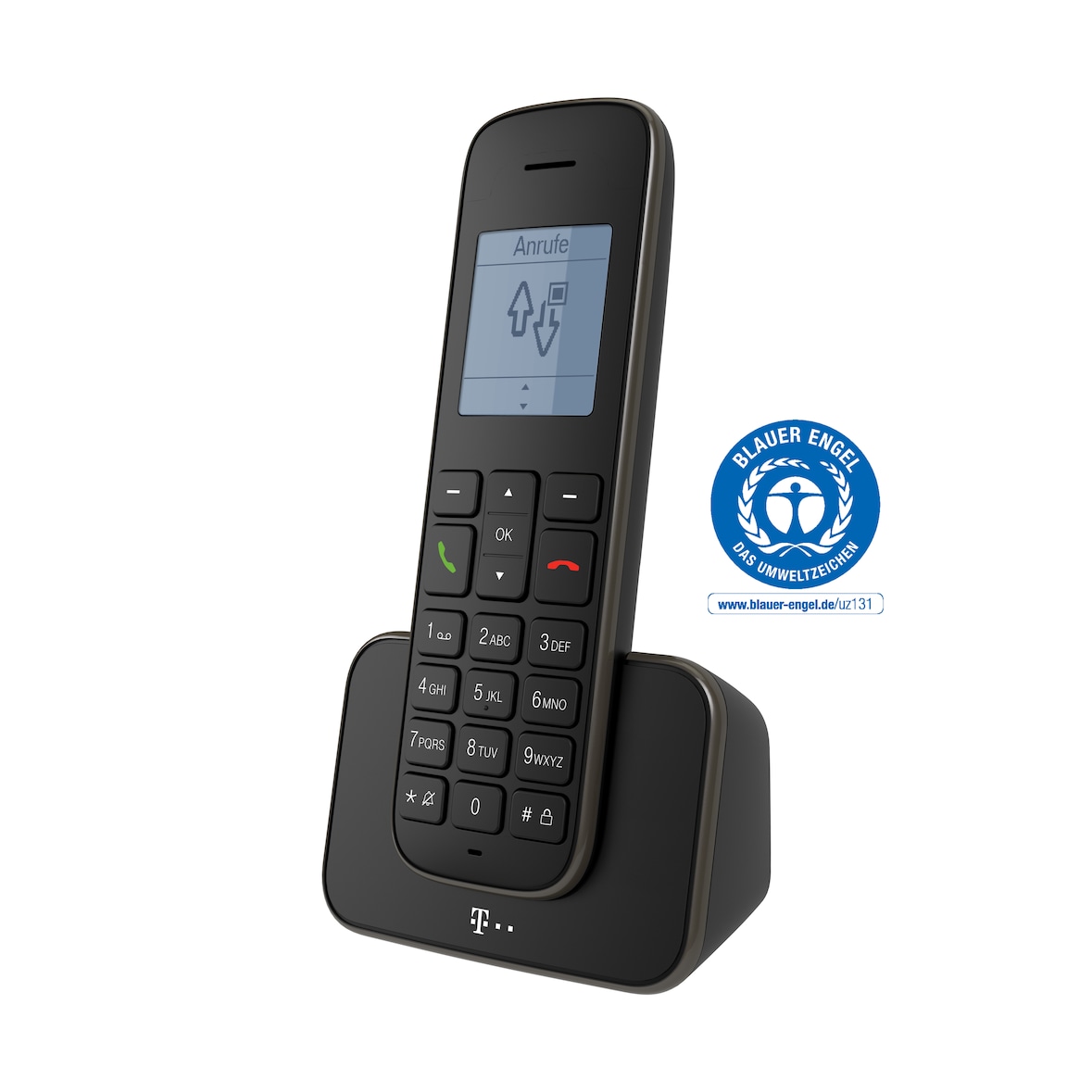 Telekom Sinus 207 Schnurlostelefon DECT analog schwarz