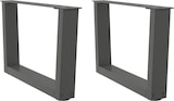 thumbnail of vidaXL Couchtischbeine V-Form 2 Stück Anthrazit 50x(30-31,3) cm Stahl