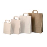 thumbnail of greenbox - Tragetaschen aus Recyclingpapier XL, 32 x 12 x 40 cm, braun, 250 St.