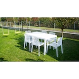 thumbnail of Sedia Gruvyer bianca lucida  in polipropilene di altissima qualità , impilabile . Marchio Grandsoleil. 52x51x81