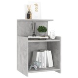 thumbnail of Tables de chevet 2 pcs Gris béton 40x35x60 cm Aggloméré