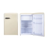 thumbnail of Amica KS 15615 B, Retro Kühlschrank mit Gefrierfach, 88 cm, coffee cream