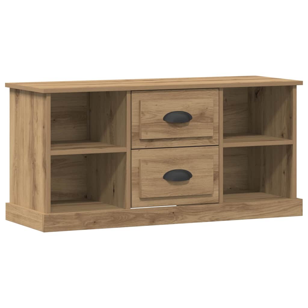 vidaXL TV-Schränk Artisan-Eiche 99,5 x 35,5 x 48 cm Holzwerkstoff