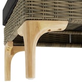 thumbnail of tectake Salottino in rattan con telaio in alluminio Bellaria - naturale - 404797