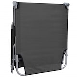 thumbnail of Tumbona plegable con respaldo ajustable gris