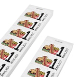 thumbnail of CombiCraft Wertmarken Block '1 Mahlzeit' auf 10er Streifen, weißes Papier - 1000 Abrisse pro Satz