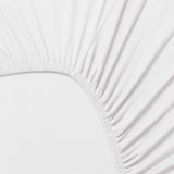 thumbnail of El Ganso - Spannbettlaken 90x200+30cm mit Klappe Weiß - 100% Baumwolle 180TC mit Sticklogo