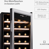 thumbnail of Klarstein Shiraz Premium Smart 24 Weinkühlschrank Silber-Metallic