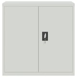 thumbnail of vidaXL Aktenschrank mit 2 Türen Grau 90 cm Stahl