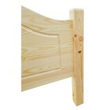 thumbnail of Doppelbett 140x200 Kieferbett Massivholz Ehebett Französisches Bett V-60.30-14 Federholzrahmen und Matratze inkl.