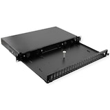 thumbnail of VALUE 19-Zoll-Spleißbox leer 1 HE, 24x SC DX / LC 4-fach, ausziehbar