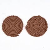 thumbnail of Bazar Bizar Onderzetter van katoen 12x12 cm donker walnoot