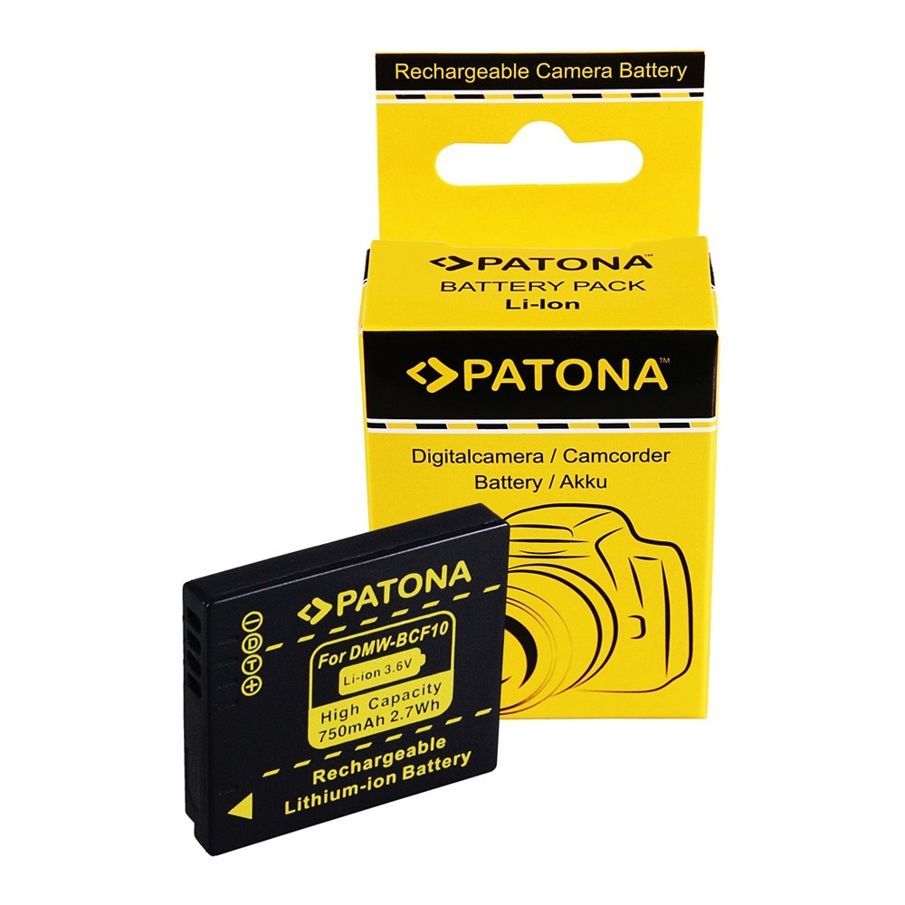Akku kompatibel Panasonic DMW-BCF10 Lumix DMC-FS7 FS12 FS25 FS42 FS62 FT1 FX40
