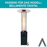 thumbnail of Quartz Glasröhre Glas Tube Heizpilz Pelletfackel Länge 1120 mm Durchmesser 98 mm - hitzebeständig bis zu 1400 Grad