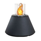 thumbnail of Camino a Bioetanolo Biocamino da Terra per Interno o Esterno in Acciaio e Vetro Bruciatore 1.5 lt Design Moderno per Salotto o Giardino cm 60x56 Nero