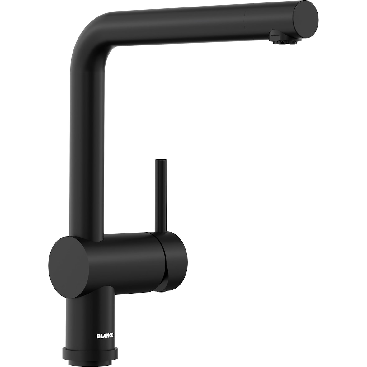 BLANCO LINUS Armatur, Wasserhahn schwarz matt Niederdruck