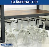 thumbnail of DanDiBo Weinregal Wand Metall Holz 96604 Flaschenregal mit Glashalter Wandmontage Weinflaschenhalter Weinhalter Flaschenhalter