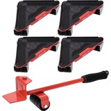 thumbnail of Roulettes pour meubles jusqu'à 300kg , 4x roulettes de transport 1x lève-meubles