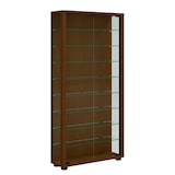 thumbnail of VCM Standvitrine Lumo Kern-Nussbaum H. 113 x B. 59 x T. 18 cm