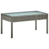 thumbnail of vidaXL 4-tlg. Garten-Lounge-Set mit Auflagen Poly Rattan Grau