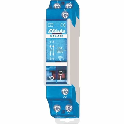 Installationsrelais, 1TE, teilelektronisch, DIN-Schiene, 1S, 1Ö, 24V/DC, 16A, 230V, AC