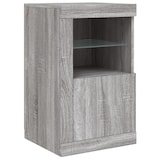 thumbnail of vidaXL Sideboard mit LED-Leuchten Grau Sonoma 163x37x67 cm