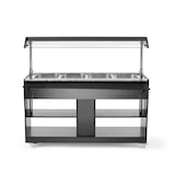 thumbnail of HENDI Buffet-Theke beheizt, Arktic, GN 1/1, 1490x765x(H)1370mm