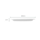 thumbnail of MONOUSO - Teller Zuckerrohr Weiß Ø26cm (50 Stück)