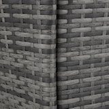 thumbnail of tectake Conjunto de ratán 8+1 ALMANSA  gris jaspeado/gris - 404328