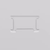 thumbnail of Armadietto HWC-P63, cassetta di sicurezza Armadietto armadietto portabiti Binario per abiti, 90x38x45cm acciaio ~ bianco