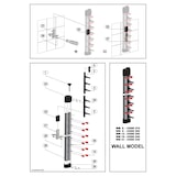 thumbnail of Porte assiettes dressées murale 12 - Combisteel