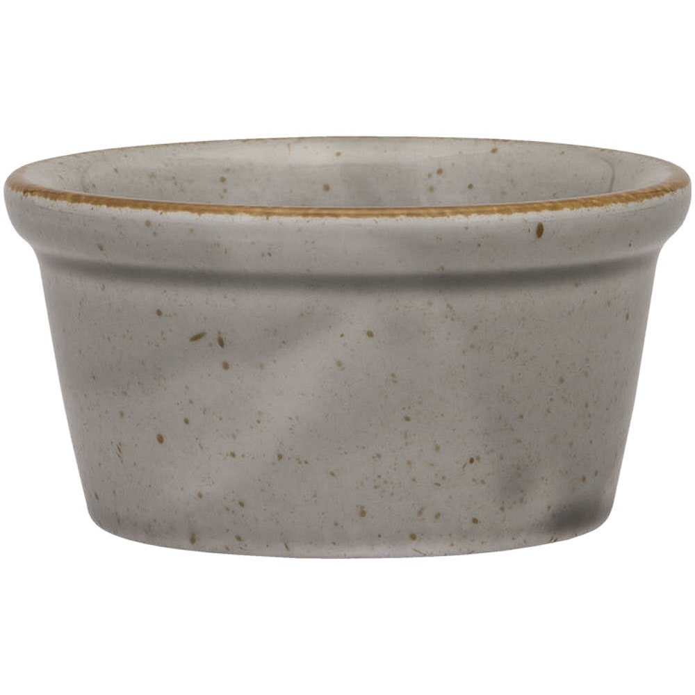 Lubiana Set 12 Dipschalen, Serie Ameryka, grau, braun gesprenkelt, Ø 80 mm