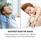 thumbnail of Wonderwall Air Art Smart Infrarotheizung 120x60cm 700W Wandinstallation App-Steuerung Weltkarte Abstrakt