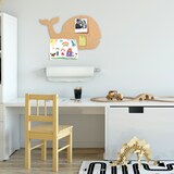 thumbnail of Securit® Tableau en liège silhouette de baleine, inclut des épingles