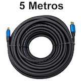 thumbnail of Cabo HDMI de 5 metros com conectores Grip, 18 Gbps, compatível com 4K60 Hz HDR, HDCP2.2, para HDTV