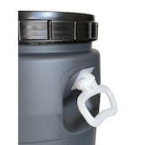 thumbnail of Bidon de boca ancha de 30 litros | X2 UNDS | Con Asas | Gris y Negro -