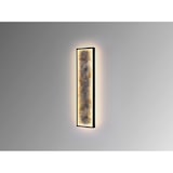 thumbnail of Aplique/Plafón Schuller LED Stone Negra Difusor multicolor 60x15cm