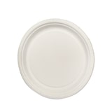 thumbnail of 500 Grillteller Papier Imbissteller extra fettdicht rund Ø26cm weiß Bio Frischfaser