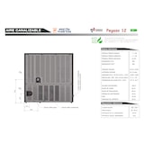 thumbnail of TJ - Estufa de Pellets Canalizable de Pasillo Modelo Pegaso de 12 kW - Color Blanco