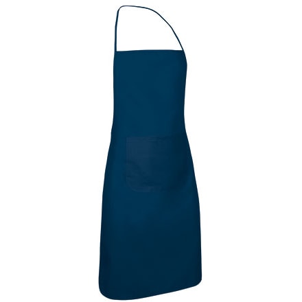 Delantales Azul Marino 100 % Poliester (Paquete con 10 Uds)