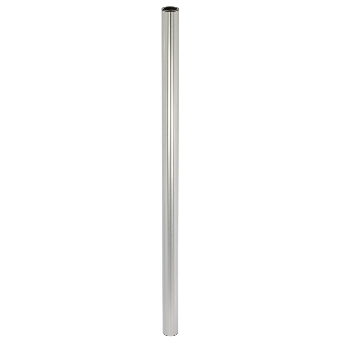 WAGNER Möbelbein/Systemrohr TENO - Ø 30 x 613 mm, individuell kombinierbar, Edelstahl-Optik, Tragkraft 50 kg - 12116201