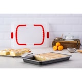 thumbnail of Dr. Oetker Teglia rettangolare con coperchio per il trasporto 42 x 29cm Linea Bake&Go