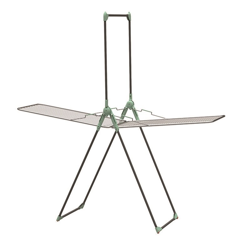 Colombo stendibiancheria "titano" con porta abiti acciaio verniciato mt.30 -  - cm.210x69x192h..   Fer 471046