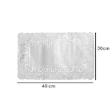 thumbnail of VASOMADRID S.L., Blonda 30x40 cm, Caja de 2000 uds en bolsas de 250 uds, blanco, Papel, ref. 5033