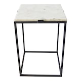 thumbnail of LOFT42 Marble Bijzettafel Vierkant Wit - Metaal - Marmer - 32x32x46