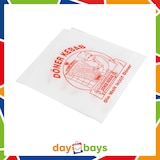 thumbnail of DayBays 5 Kg Döner-Tüten 16x16 cm weiss mit rotem Druck "DÖNER KEBAB" und Spenderbox