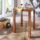 thumbnail of FineBuy Bartisch Massivholz Sheesham 80x80x110cm Stehtisch Bistrotisch Tisch