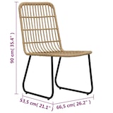 thumbnail of Helloshop26 - Set da giardino bistrot mobili da esterno terrazza 3 pezzi rovere resina intrecciata 02_0013522